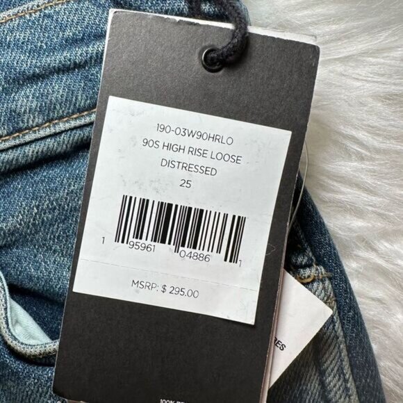 NWT Re/Done 90s High Rise Loose Jeans - Picture 5 of 10